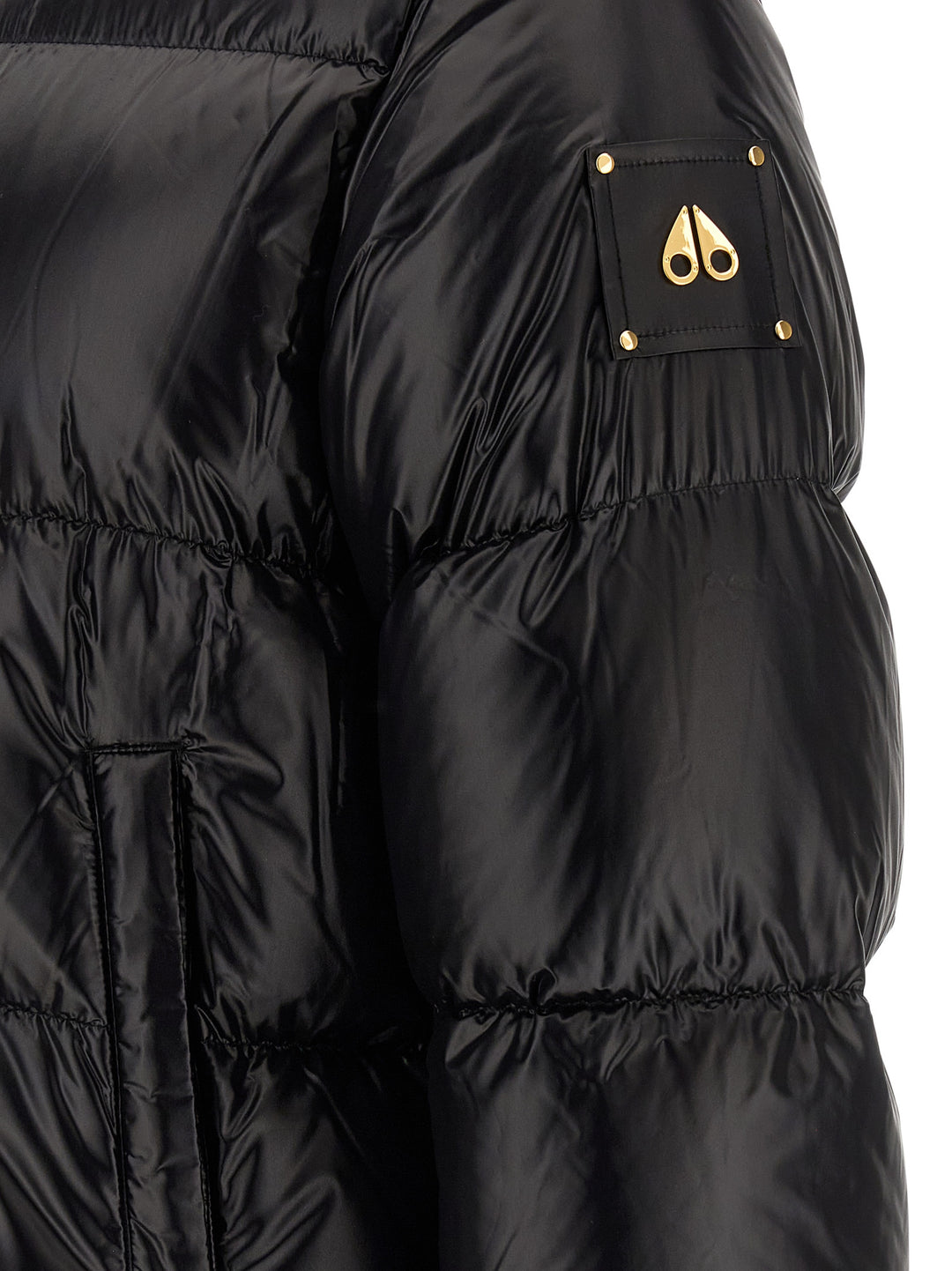 Moose Knuckles Moonstone Puffer Jackets - Black | 187058198194d4c7db13e3463a84d7491e0ed42e