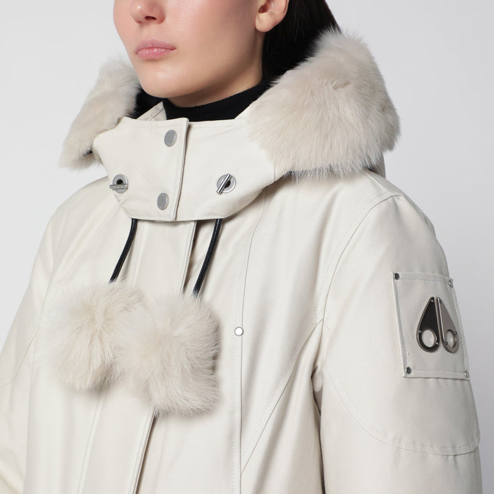 Moose Knuckles Stirling Original Alabaster Cotton-Blend Parka