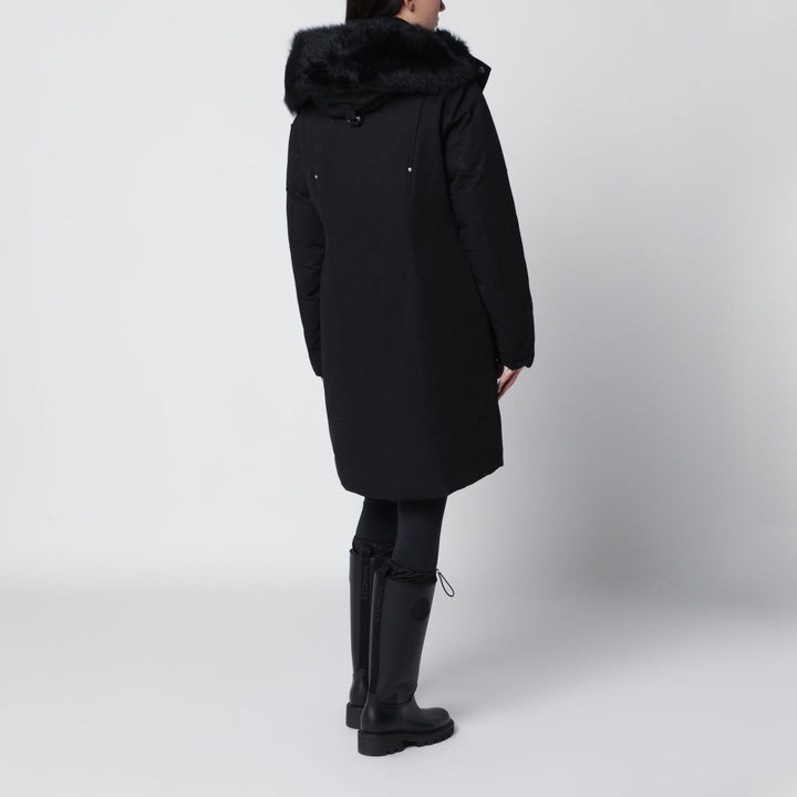 Moose Knuckles Stirling Original Black Cotton-Blend Parka
