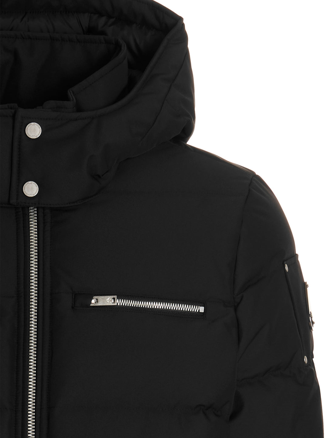 Moose Knuckles Cloud Puffer Jackets - Black | 1c988d4507af5555016f8e1171b895eb6de5b5f2