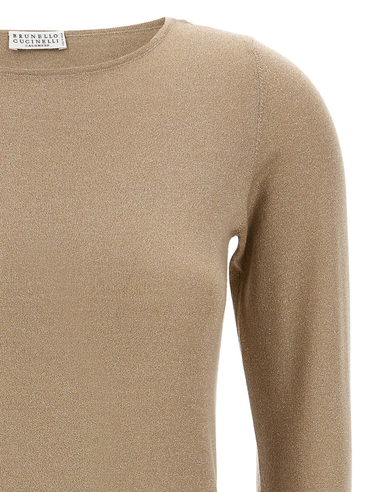 Brunello Cucinelli Sparkling Sweaters and Cardigans - Gold | 95a8f08eafdd37b8ff5e5941f20027d2115b12e5