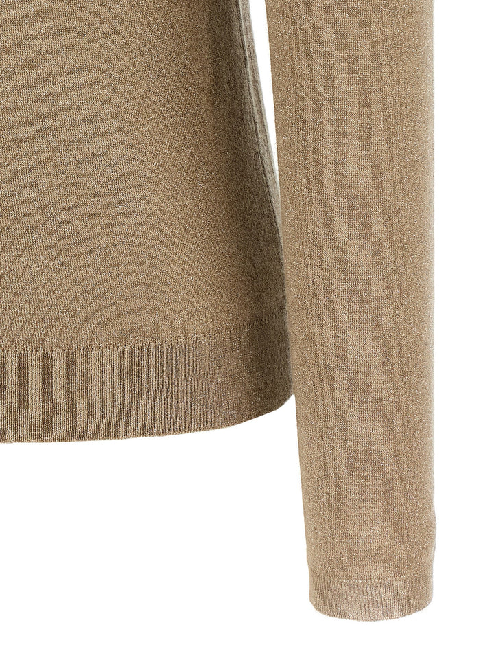 Brunello Cucinelli Sparkling Sweaters and Cardigans - Gold | 037e21c26445cc2f19d3e08a0c70276868afb9c4
