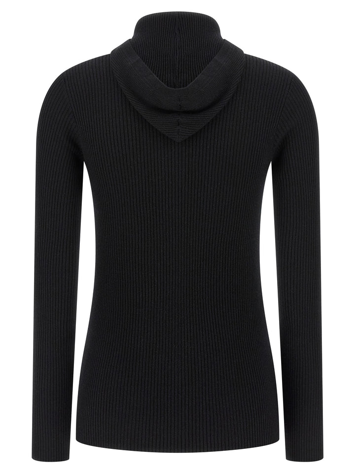 Brunello Cucinelli Monile Hooded Sweater Sweaters and Cardigans - Black | b01060c9d22c0a2efc836089896ba62d622eee3a