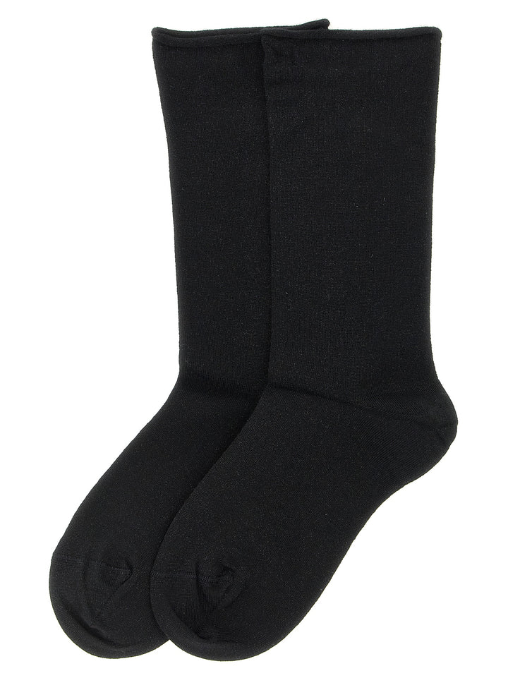 Brunello Cucinelli Sparkling Knit Socks - Black | 67b8b5321f9af58e92a07bb10287dc175154bb9d