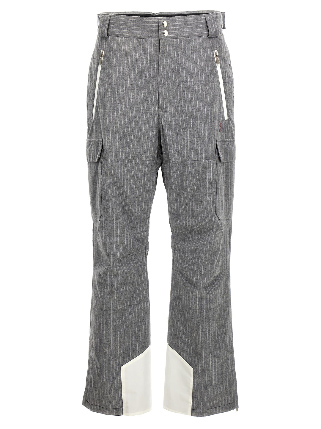 Pinstripe Pants Gray