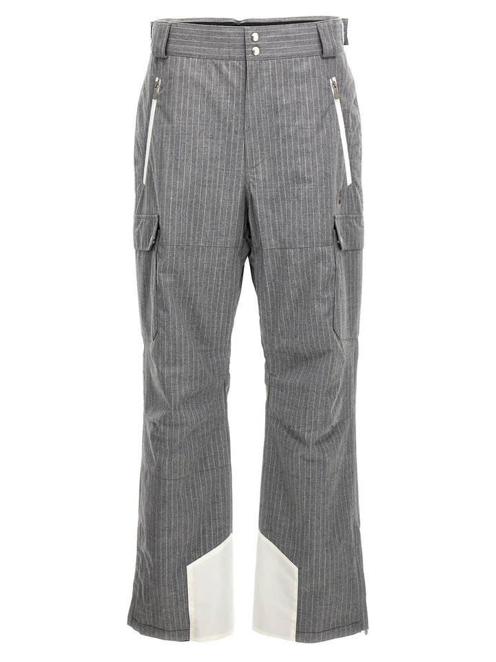 Pinstripe Pants Gray