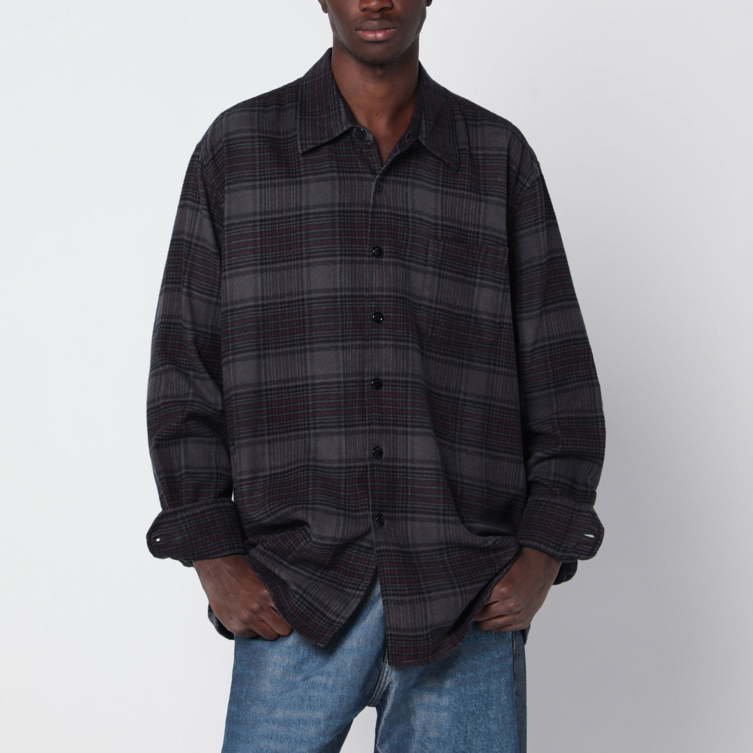 Our Legacy Above Checked Cotton Flannel Shirt