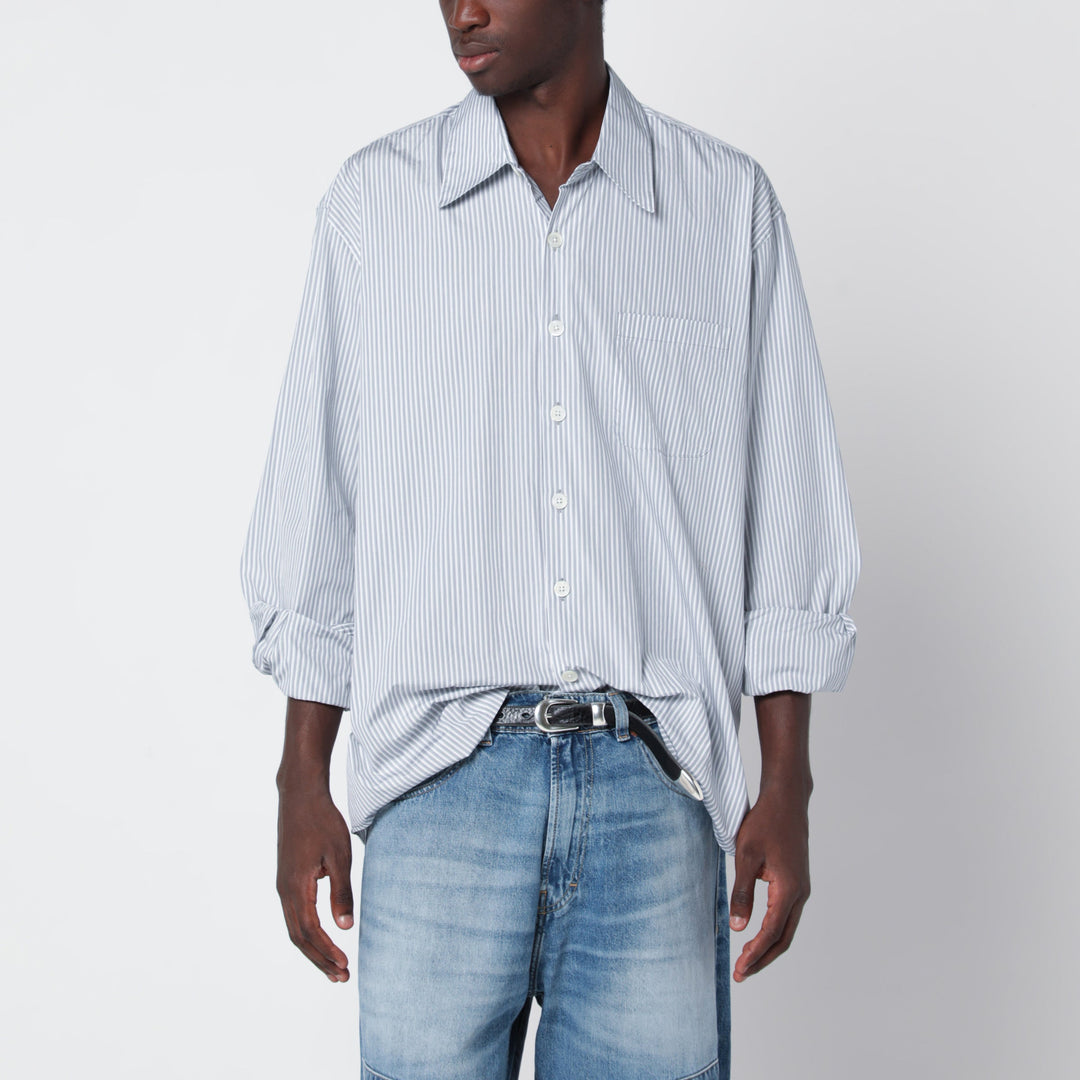 Our Legacy Above Striped Cotton Poplin Shirt
