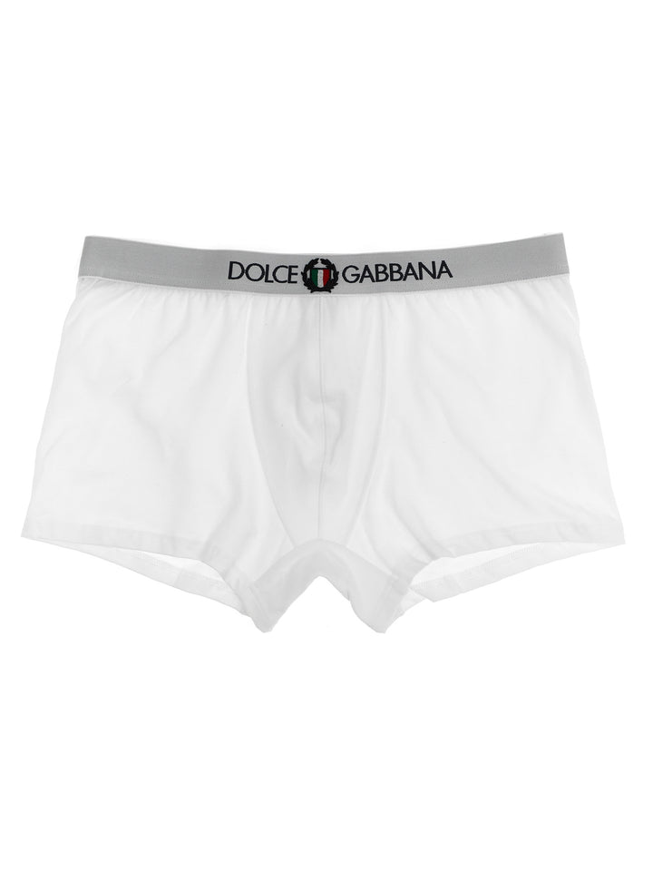 Dolce & Gabbana Coat Of Arms Boxer Shorts INTIMO - White | e1e5b472bc940a46e72cef04ac37f29edf490e1a