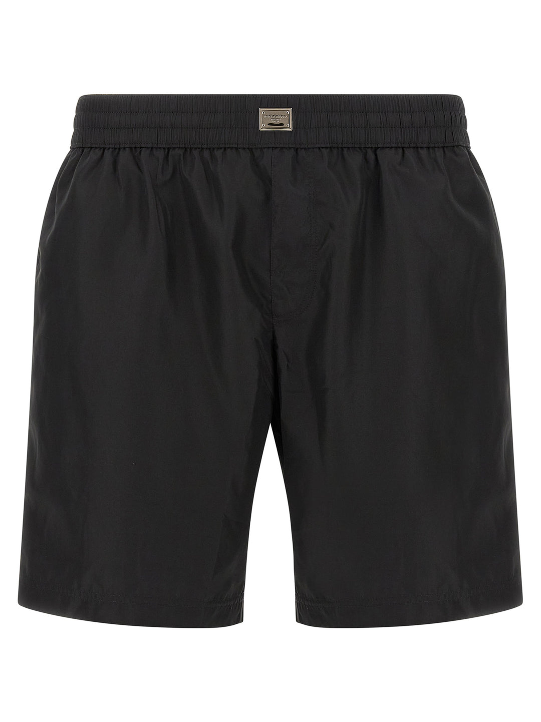 Dolce & Gabbana Logo Plaque Swimsuit Beachwear - Black | 7e4301e897b0c161d989f4c049f08b8e97c3d206