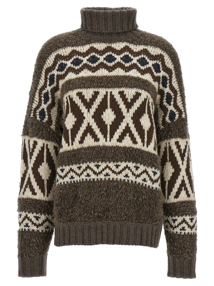 Jacquard Sweater Sweater, Cardigans Multicolor