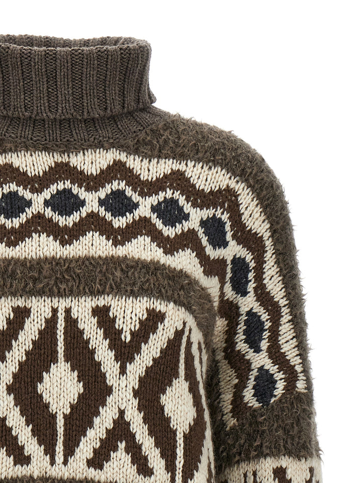 Jacquard Sweater Sweater, Cardigans Multicolor