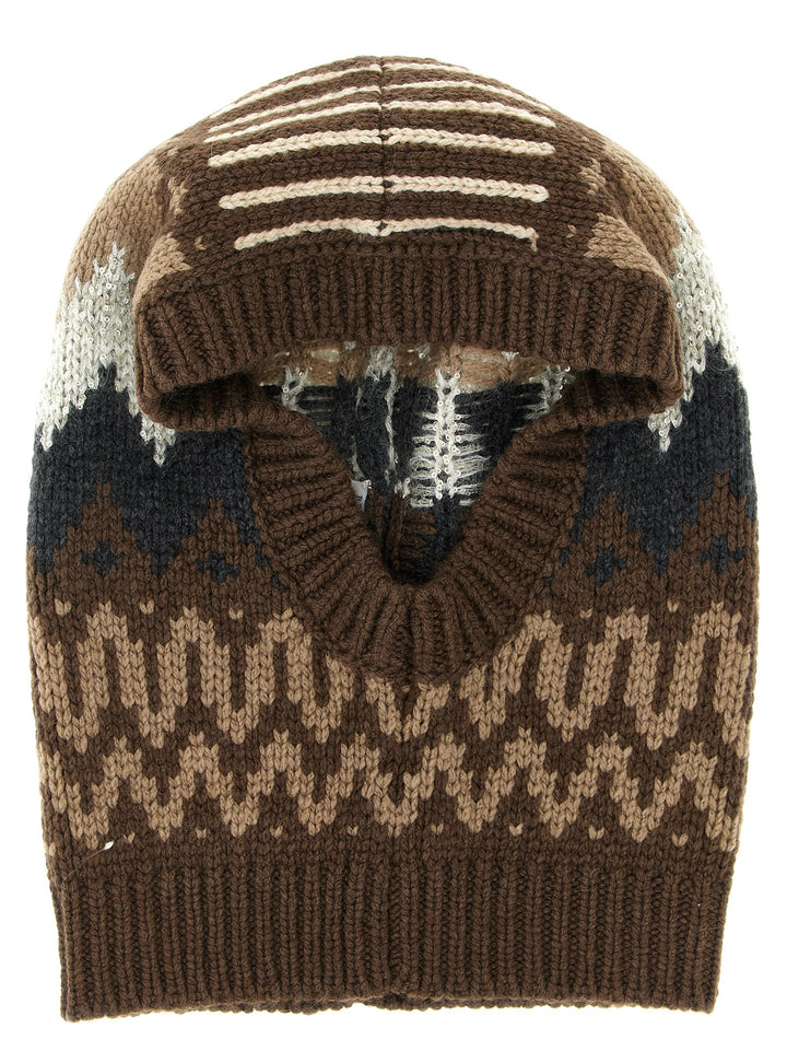 Brunello Cucinelli Balaclava Cashmere Hats - Brown | ec3a5aa46f795ce731de9b9196c41991e9fa28a8
