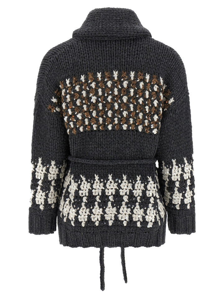 Brunello Cucinelli Knit Cardigan Sweaters and Cardigans - Multicolor | cc444571392cbcad36ef3e04ecd40f83f3a5dfdf