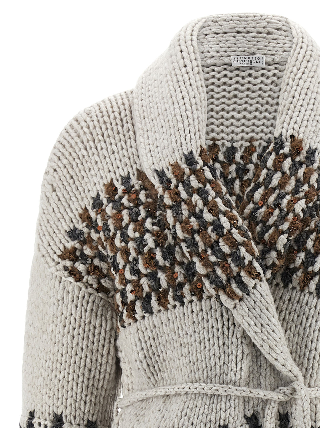 Brunello Cucinelli Opera Prince Of Wales Sweaters and Cardigans - Multicolor | f70254a1d5134879a634d3edf5ba7b8a167d2385