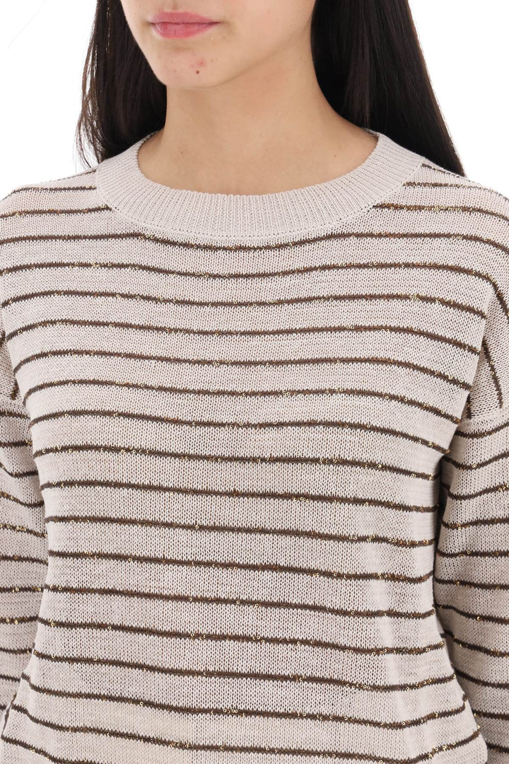 Dazzling Stripes Cotton Sweater