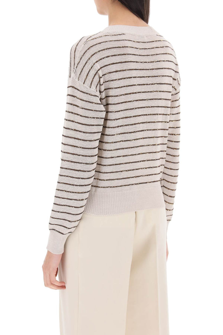 Dazzling Stripes Cotton Sweater