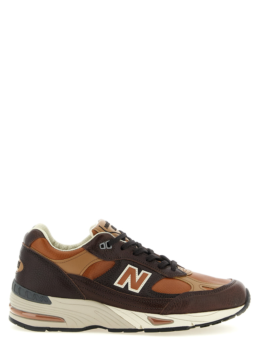 New Balance Made In Uk 991v1 Sneakers - Brown | 7819a7257b25e04e97943ba05d1646cf27855f56