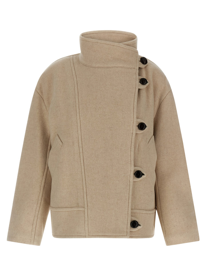 Isabel Marant Hanis Coats and Trench Coats - Beige | d9525accb2039d9d8ada9df82c14176a54e6de1a