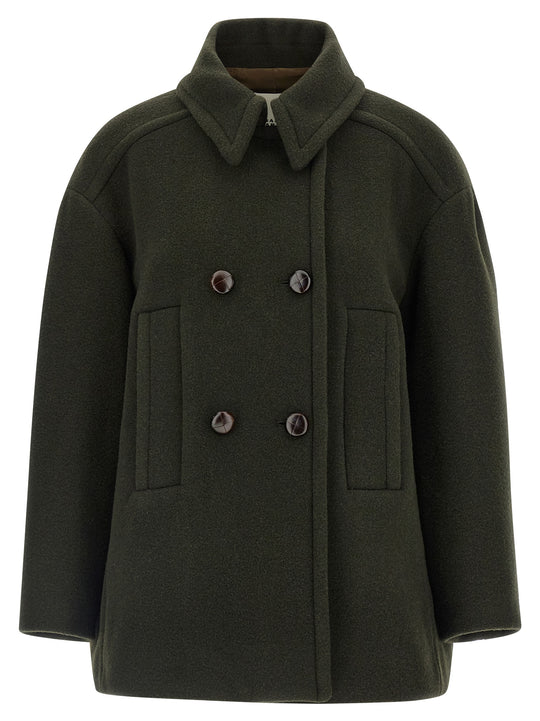 Fiby Coats And Trench Coats Green