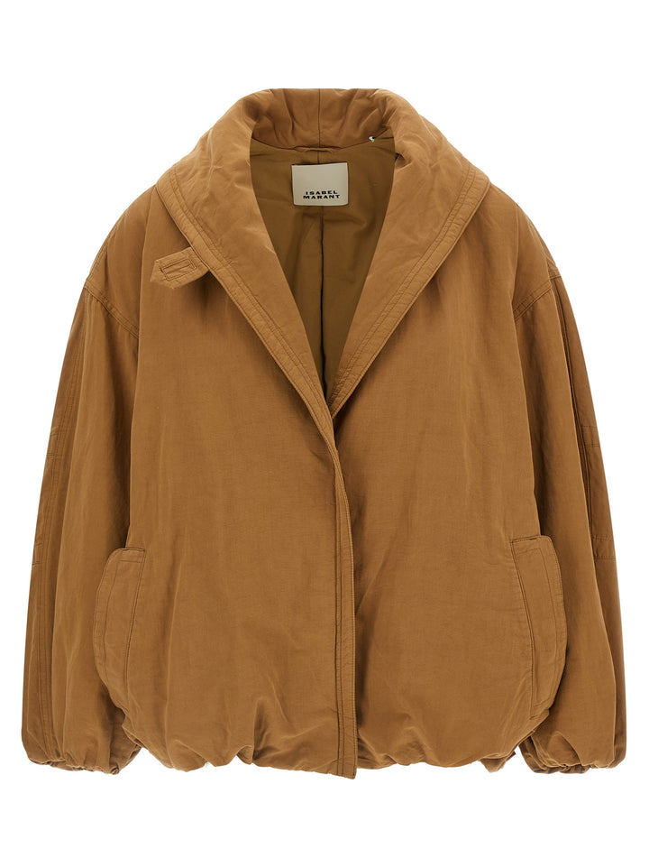 Isabel Marant Voilinda Puffer Jackets - Brown | b09ceb251f6b8858d991474f121b2e74f31c81a7