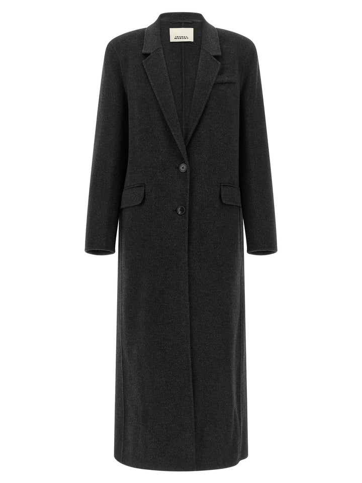 Isabel Marant Chelsea Coats and Trench Coats - Gray | 4134e2213680e73125bd99ff4669cc6500009004