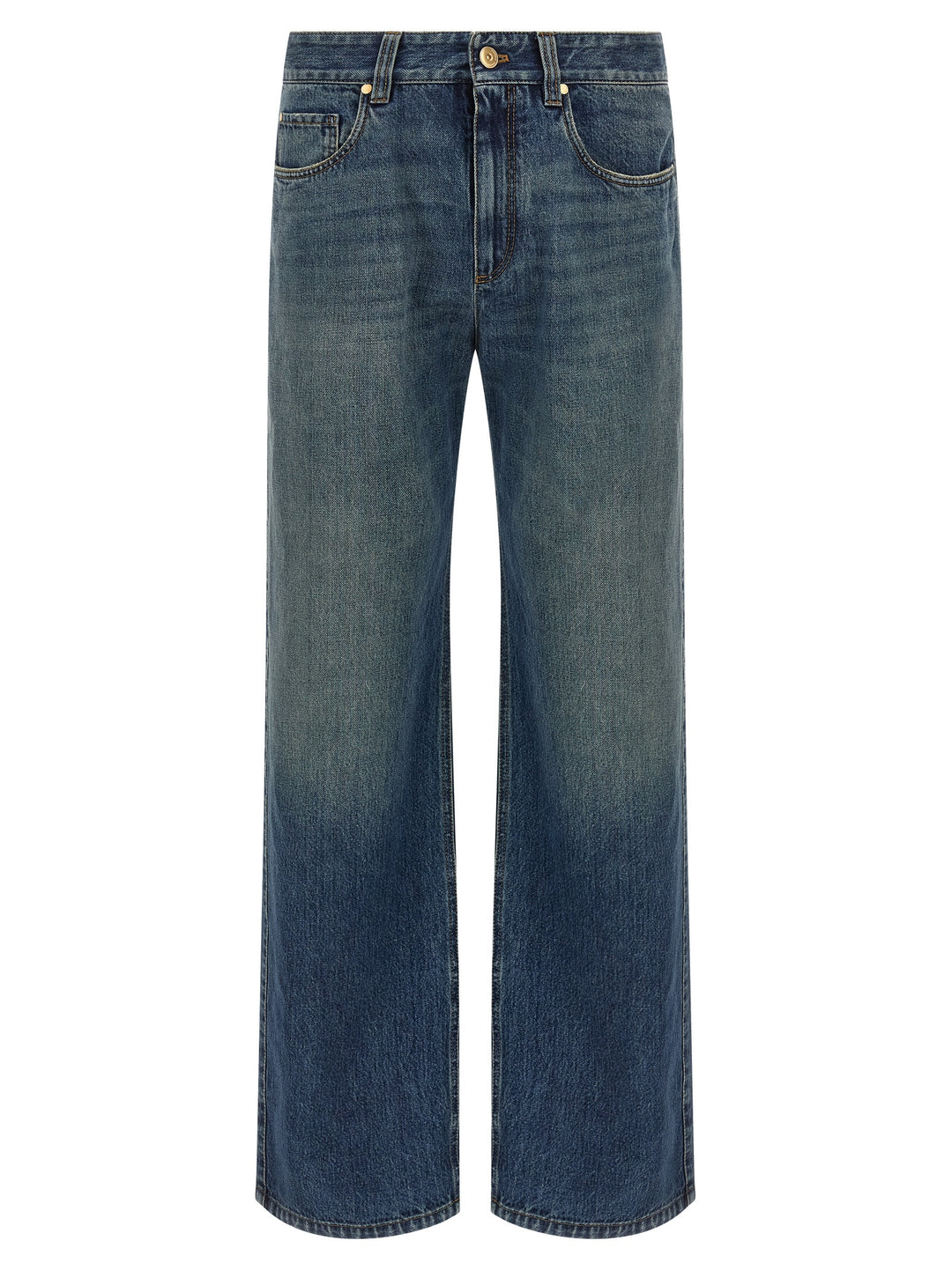 Brunello Cucinelli The Contemporary Loose Jeans - Blue | 5caf608edef2d07b85c8df2cd72910e038da7645