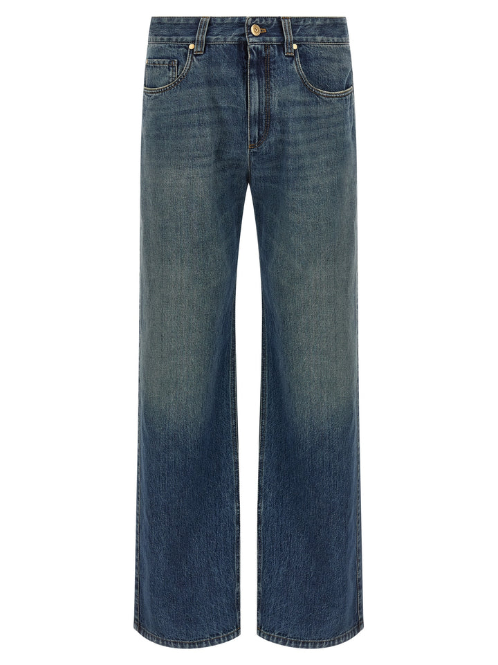 Brunello Cucinelli The Contemporary Loose Jeans - Blue | 5caf608edef2d07b85c8df2cd72910e038da7645
