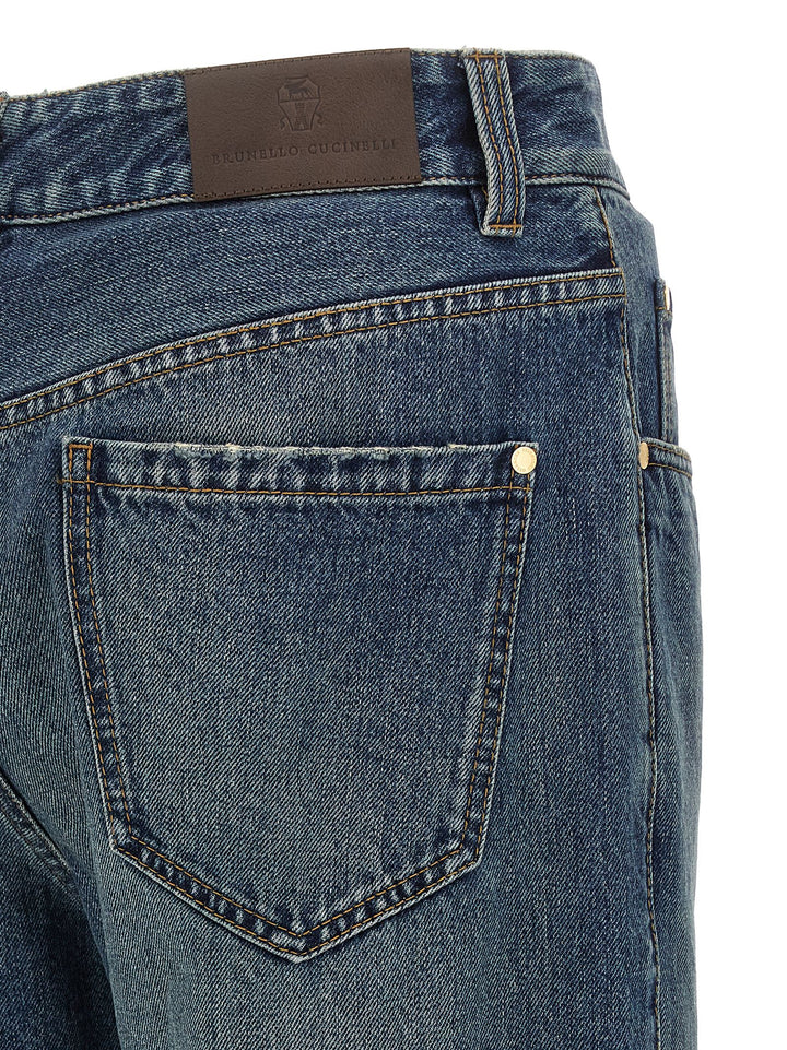 Brunello Cucinelli The Contemporary Loose Jeans - Blue | cda937f12441526cf923b584dbf78f5f5dae0500