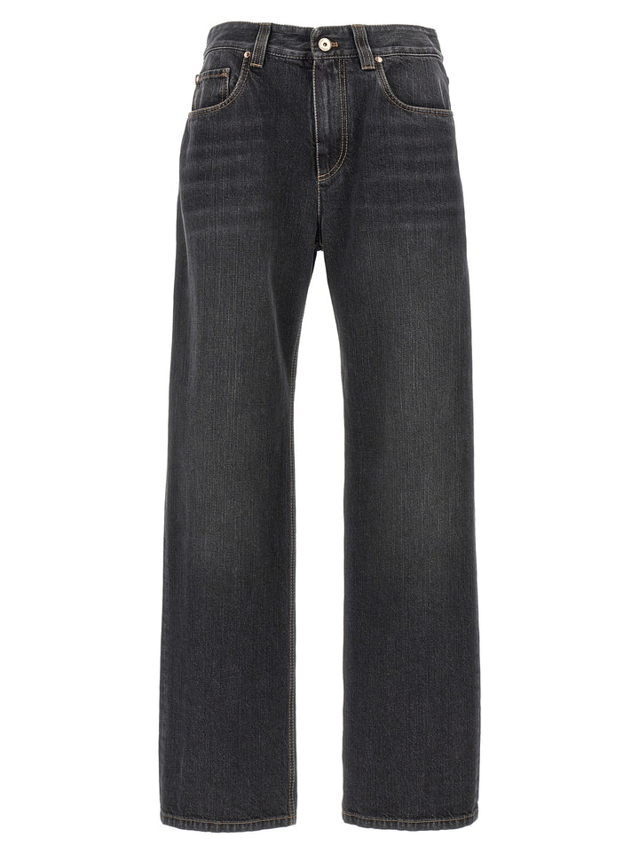 Wide Leg Jeans Black