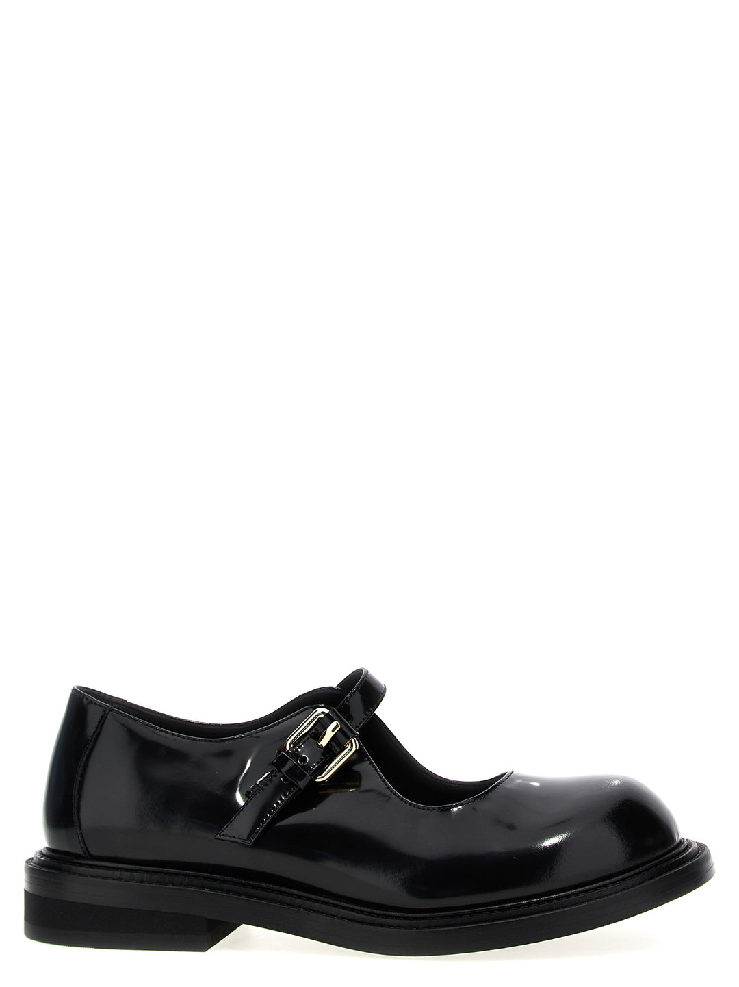 Clown Flat Shoes Black