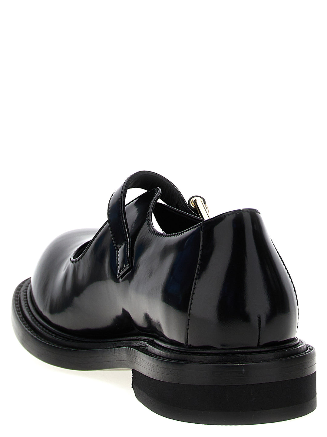 Clown Flat Shoes Black