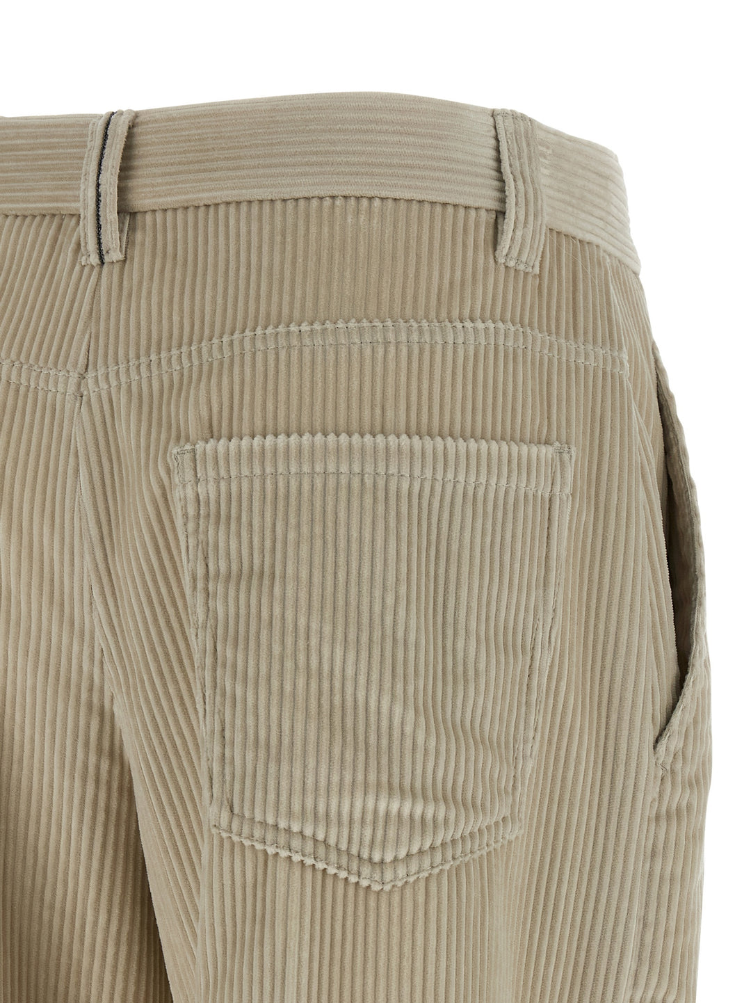 Brunello Cucinelli Corduroy Trousers Pants - Beige | c13decc7eed10efccc07324b63baf44fd3475197