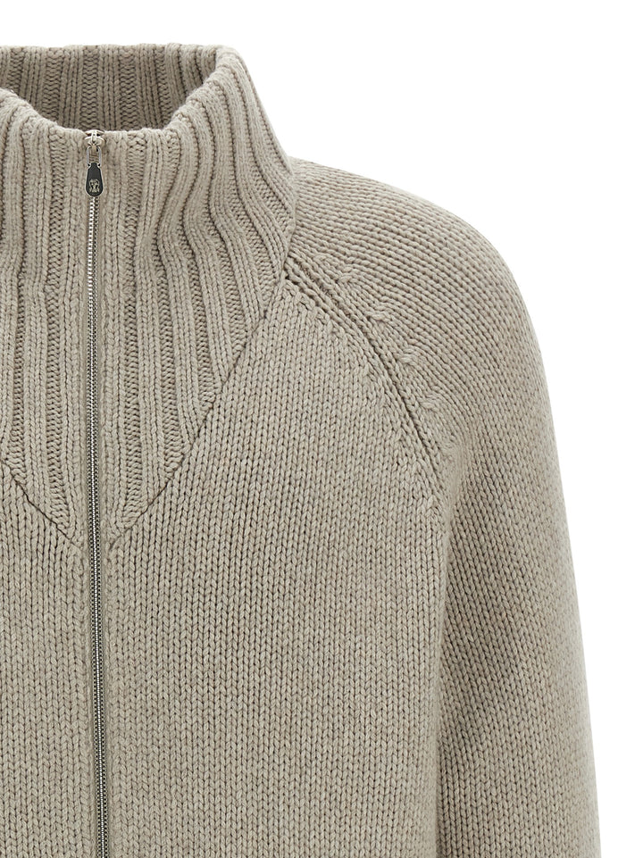 Brunello Cucinelli Padded Cardigan Sweaters and Cardigans - Multicolor | fae23d56995d5cd37b614ce40671f77db1c9329f