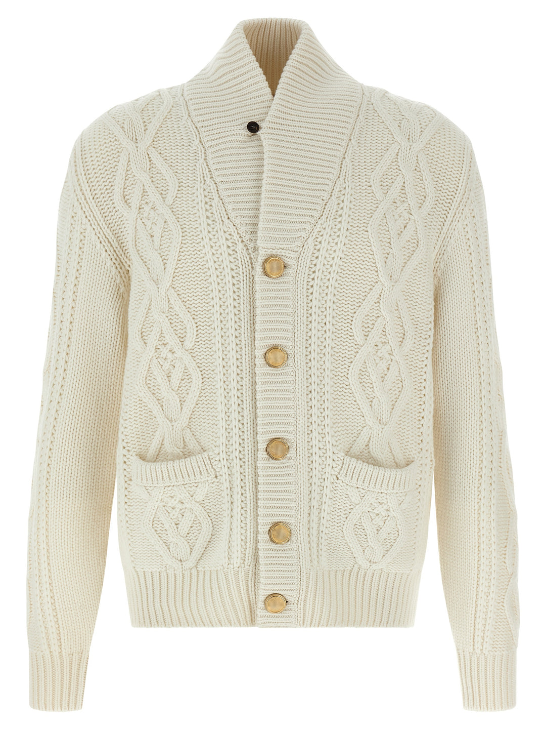 Brunello Cucinelli Cashmere Cardigan Sweaters and Cardigans - White | b6f646f90e947de63049cdebeed697fc40754c52