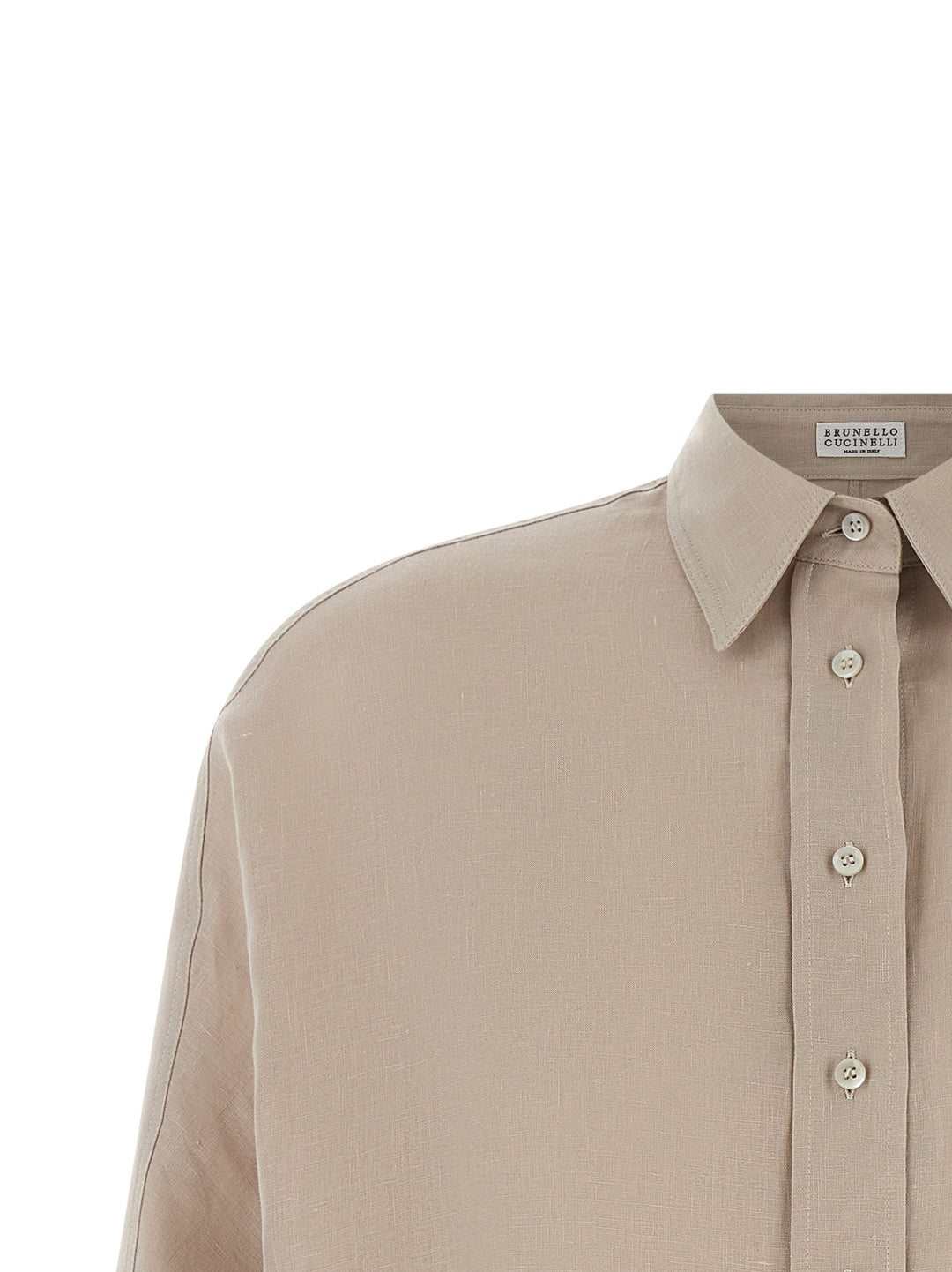 Brunello Cucinelli Dazzling Cascade Cuffs Shirt and Blouse - Beige | b6214d3ea48ffceb608abd15bc09ed509ac9ac43