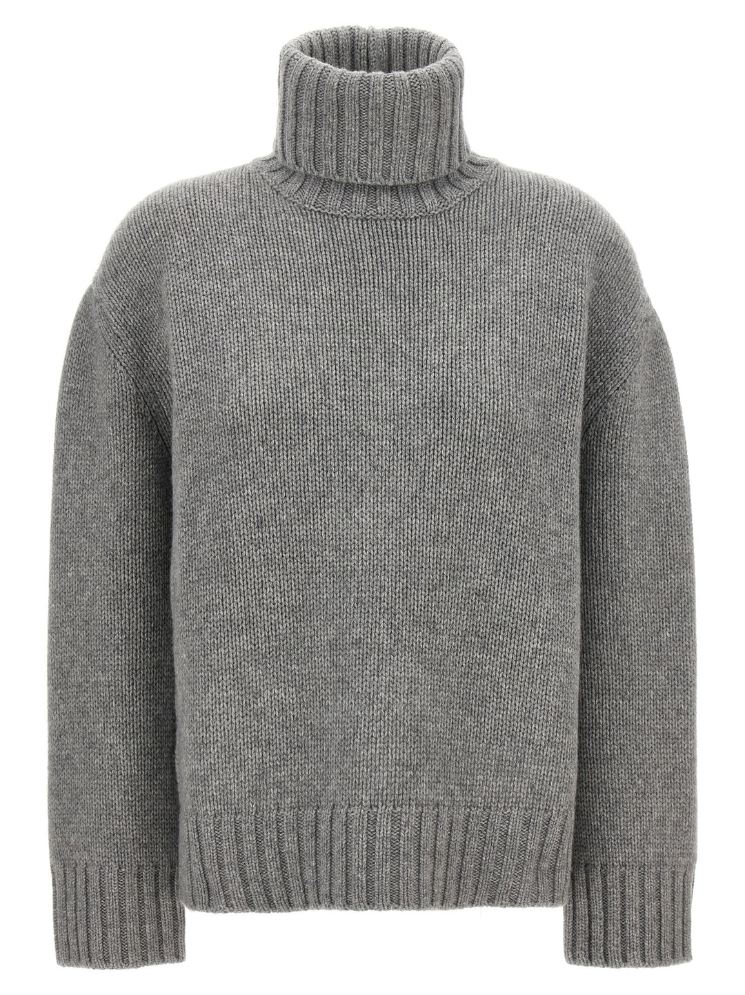 High Neck Sweater Sweater, Cardigans Gray