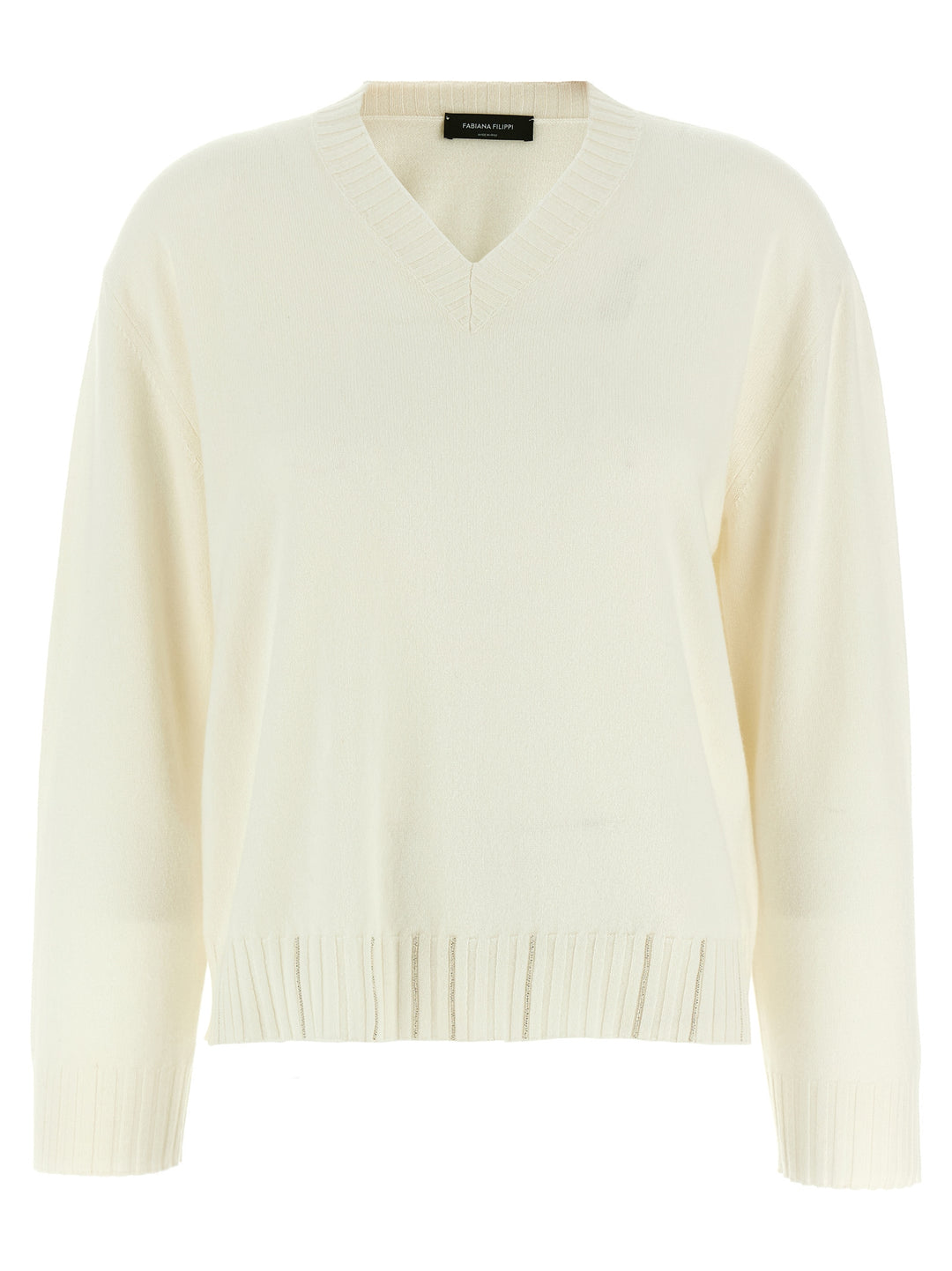Fabiana Filippi Jewel Detail Sweater Sweaters and Cardigans - Beige | ac70f31878065dfcad57fecb06fbf2625771d9e7
