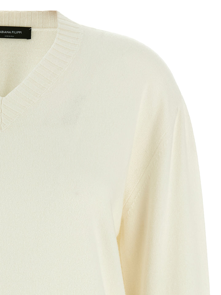 Fabiana Filippi Jewel Detail Sweater Sweaters and Cardigans - Beige | e24654d198498327cafb201b54fb0659d18677e1