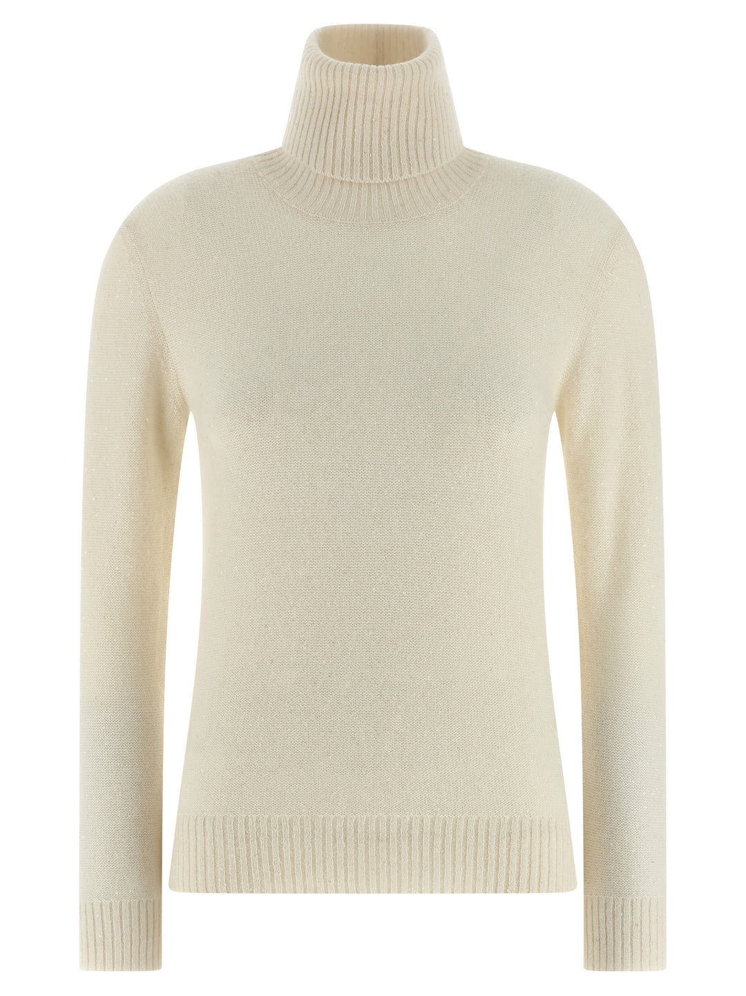 Fabiana Filippi Sequin Turtleneck Sweater Sweaters and Cardigans - White | dc05d7b7137d4077fce5b4e59f89685179b52152