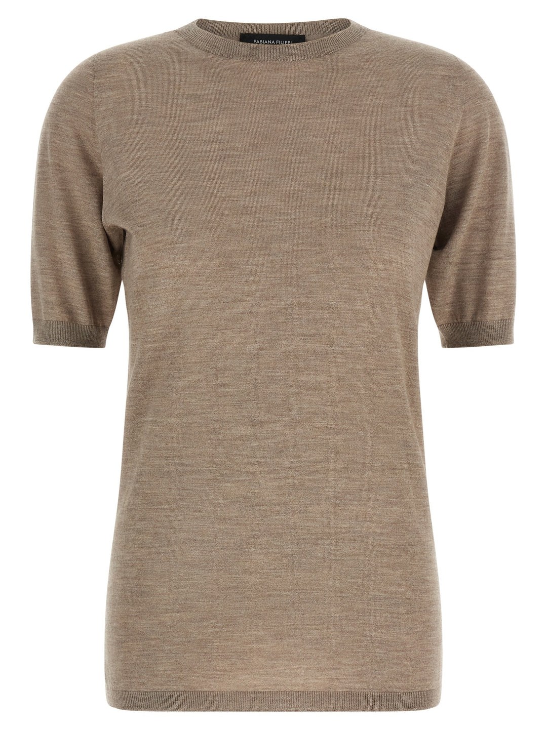 Fabiana Filippi Cashmere And Silk Sweater Sweaters and Cardigans - Beige | b24e95a016dc292672634deabc021134f426ecc7