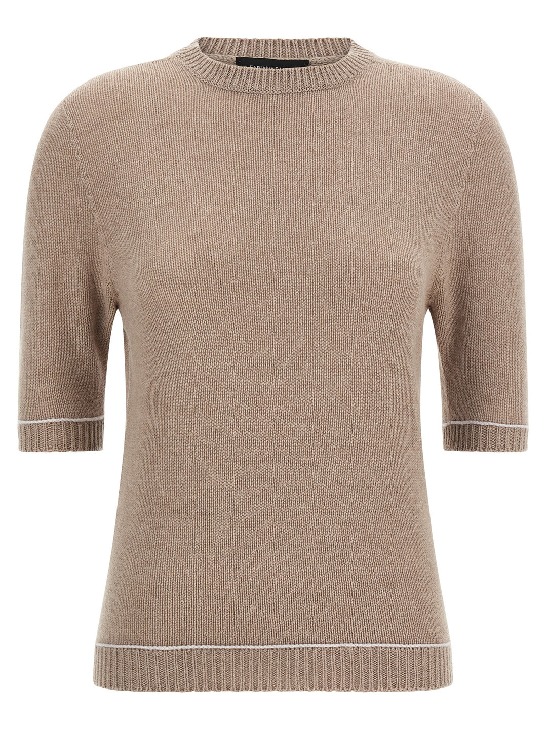 Fabiana Filippi Platinum Sweaters and Cardigans - Beige | 1d880d474b392f296ec398440cdc06e38eefd9a4
