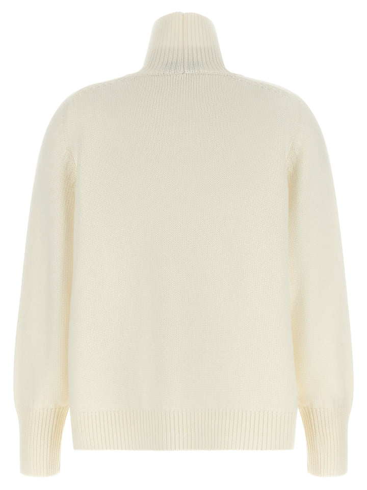 Fabiana Filippi Knot Pin Sweater Sweaters and Cardigans - White | e7b814796486eb243b68a3dbc19d3e7b646a70a4