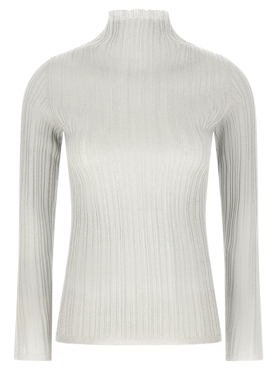 Fabiana Filippi Lamé Thread Sweater Sweaters and Cardigans - Gray | 7005ec1a86573945594f595036b9541403aeba16