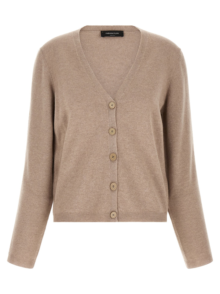 Fabiana Filippi Filo Diamante Sweaters and Cardigans - Beige | a1a89107c4eb17aec6a00fe3851cc9e71adac020