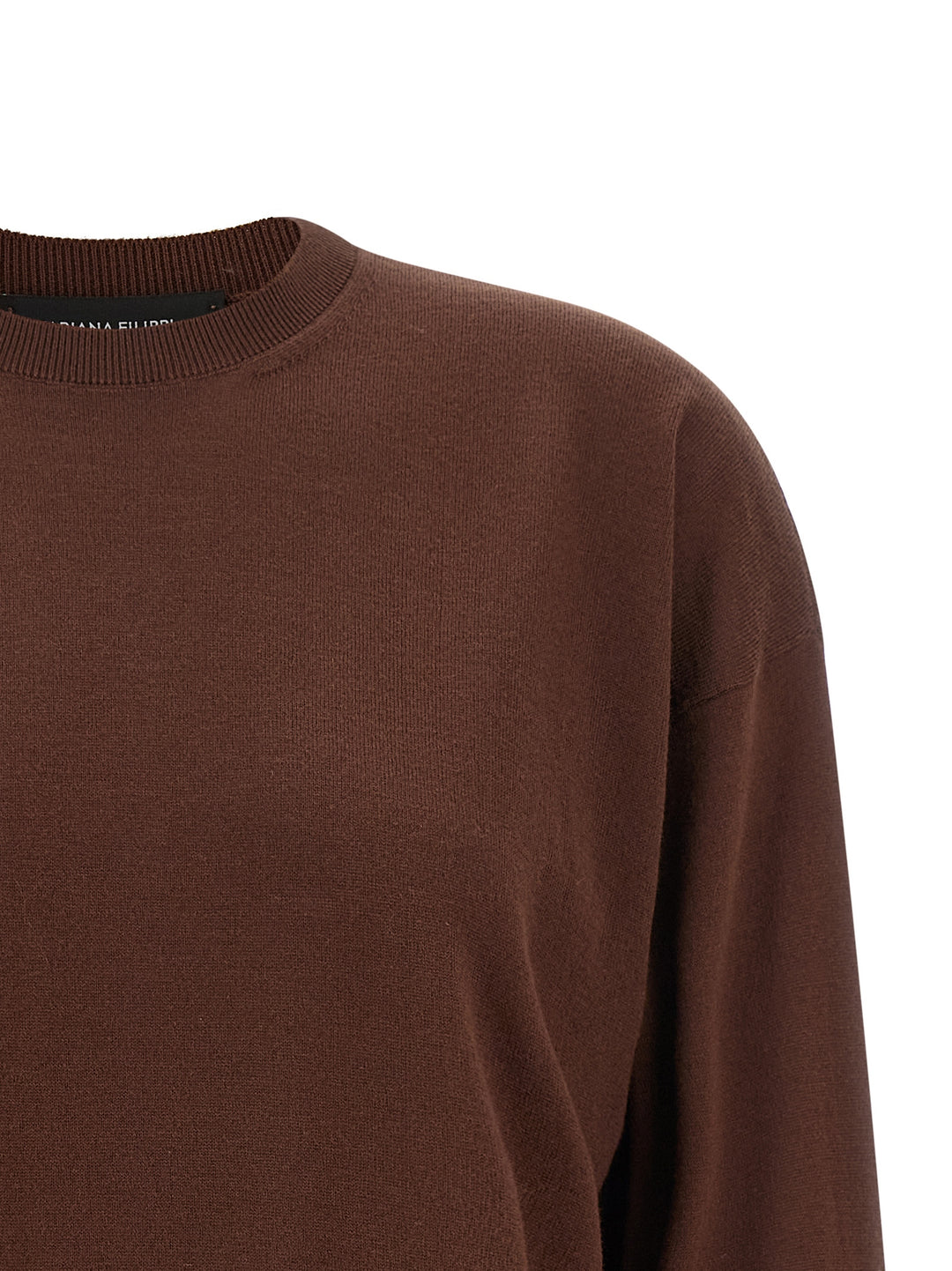 Fabiana Filippi Pleated Cuffs Sweater Sweaters and Cardigans - Brown | 28e3107ccd93c26f16d048f48d3bdac259e6355e