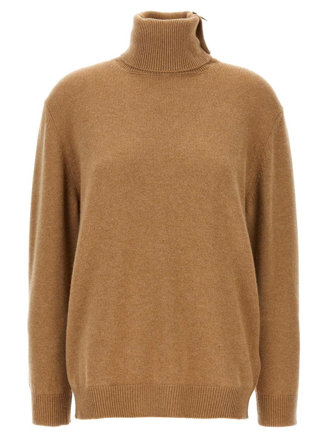 High Neck Sweater Sweater, Cardigans Beige