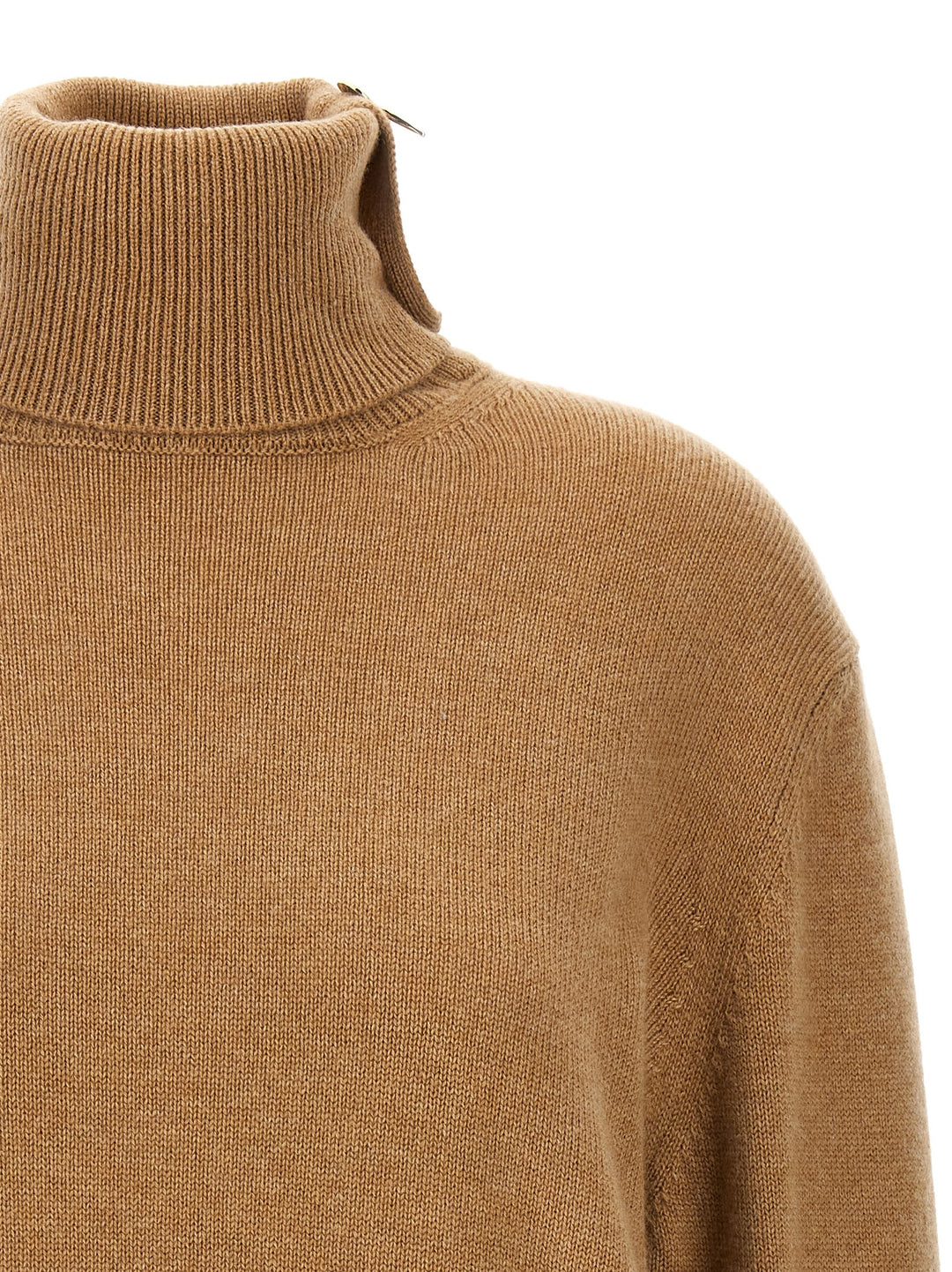 High Neck Sweater Sweater, Cardigans Beige