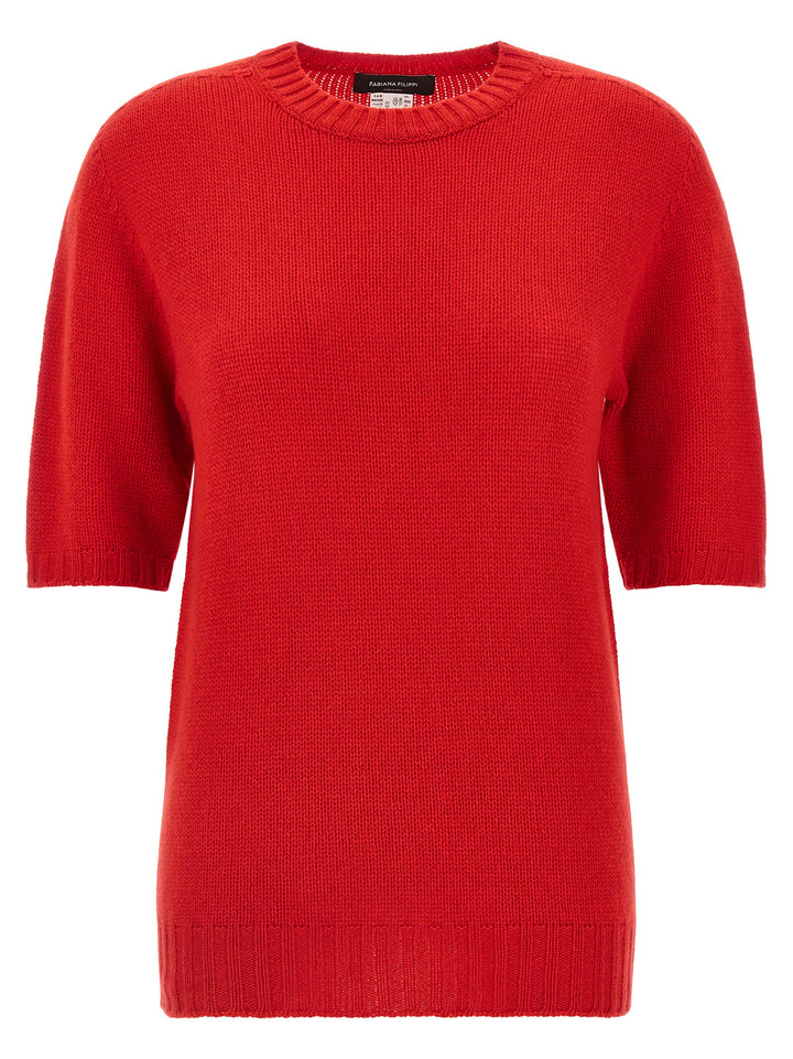 Fabiana Filippi Cashmere Sweater Sweaters and Cardigans - Red | 09c20a3d2e6e7c4d5e4c4b026fbb2cf5600c671c