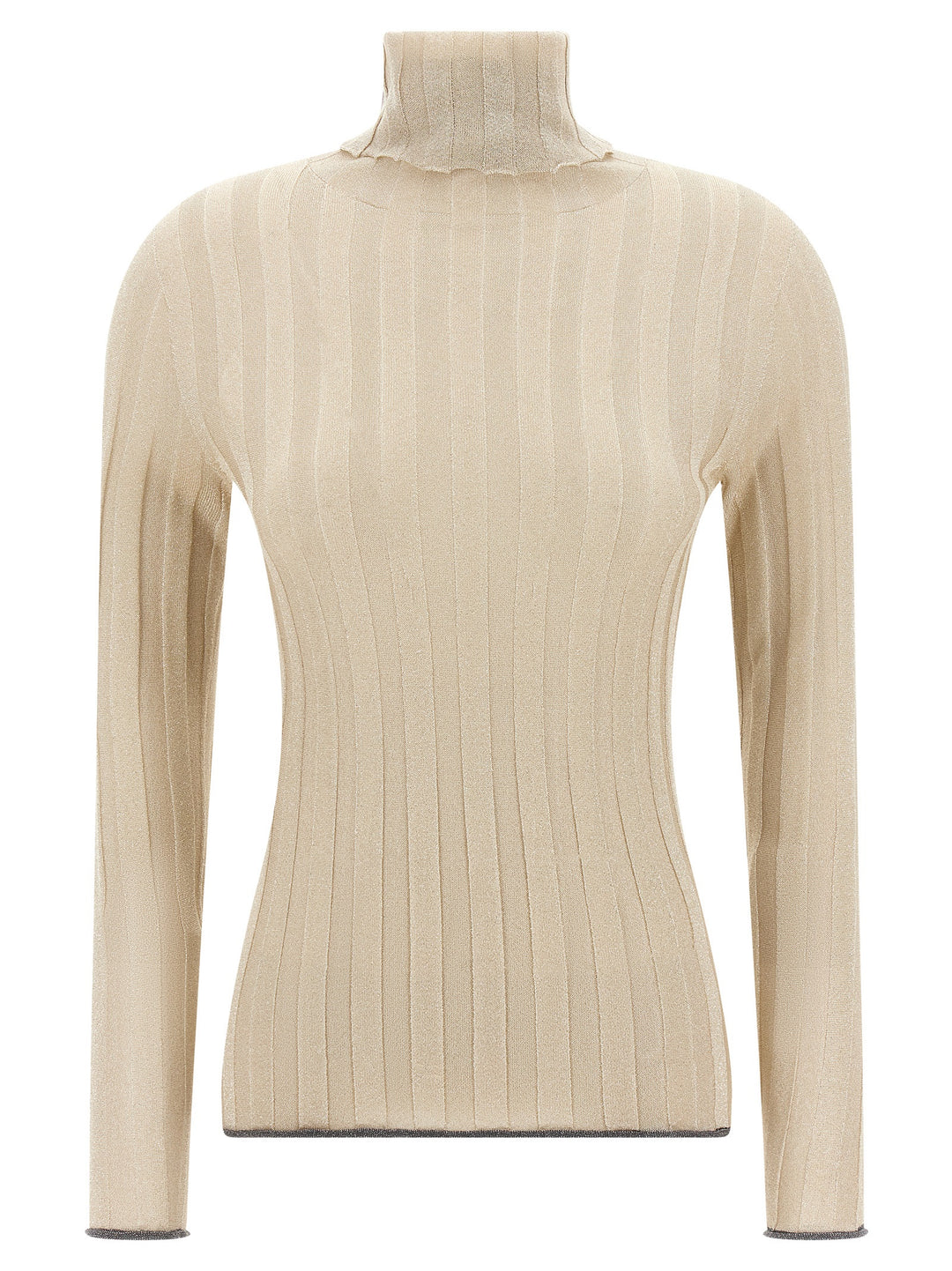 Fabiana Filippi Lurex Sweater Sweaters and Cardigans - Gold | 5dce11a590952f884295e3835a55742f859f9160